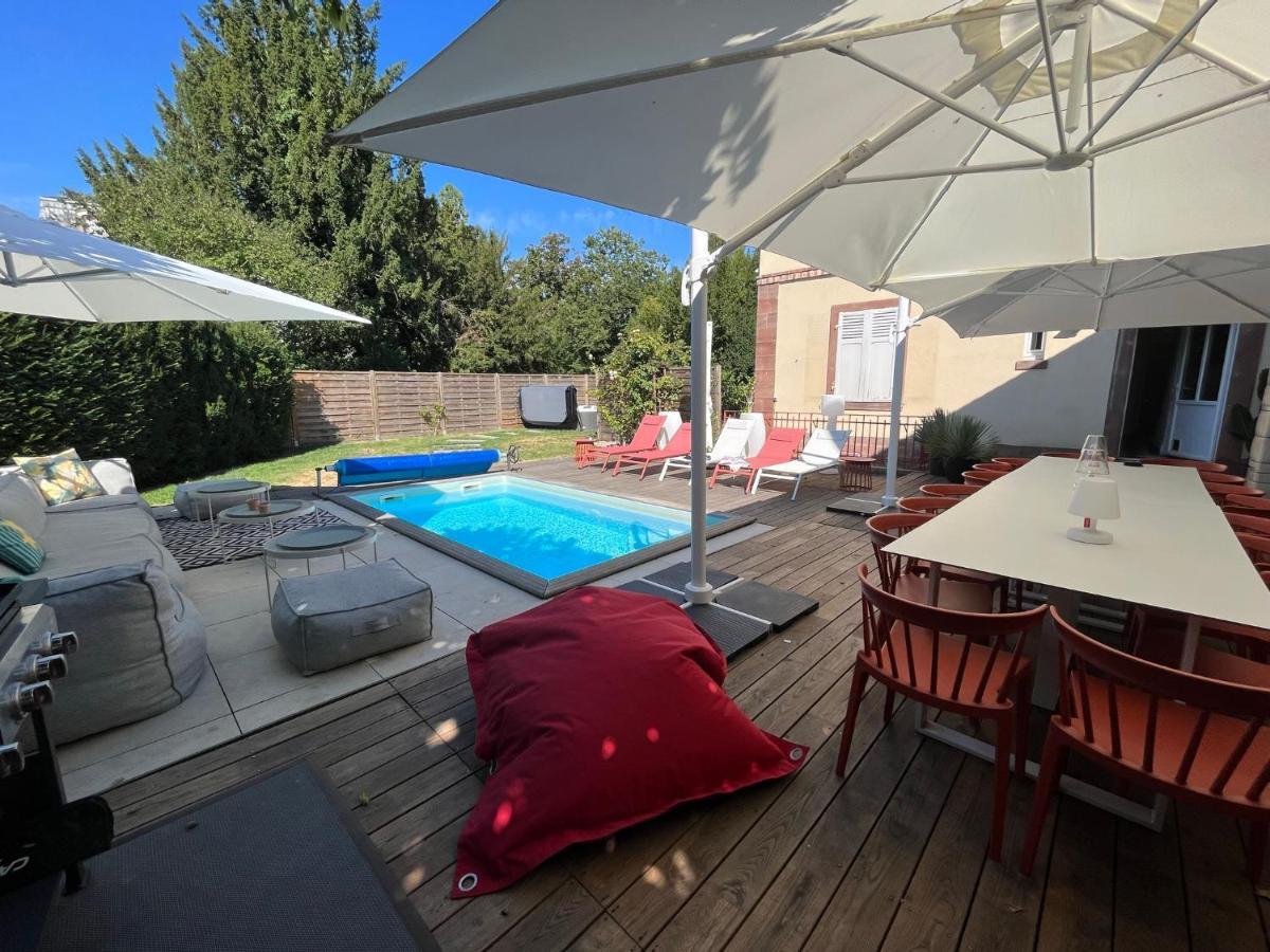 Gite Villa Avril Piscine- Jacuzzi- Sauna - 15 Pers-Proche Europapark Селеста Экстерьер фото
